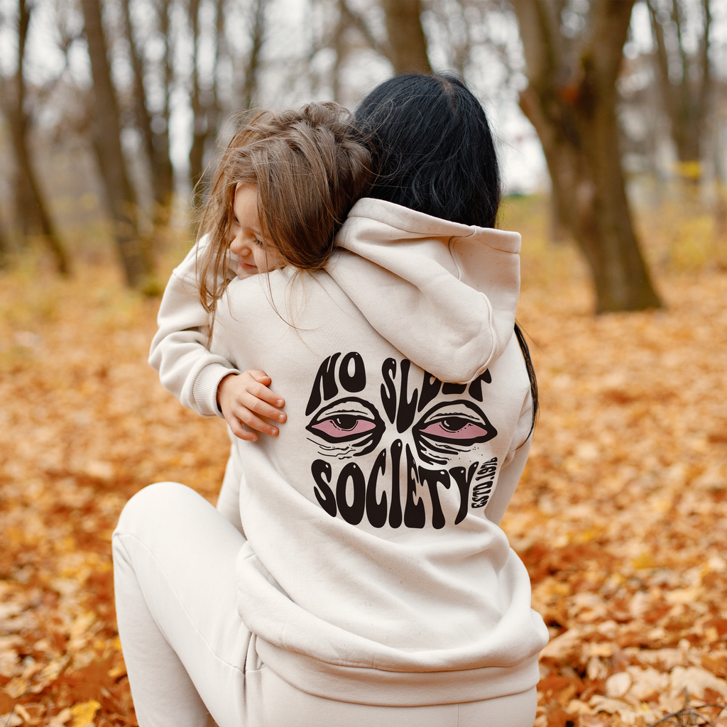 Unisex Hoodie - No sleep society (Back print)